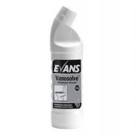 Evans Vanosolve Strong Heavy Duty Acid Toilet Cleaner 1 L x 6